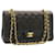 Chanel Classic Flap Negro Cuero  ref.389229