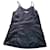 Autre Marque Isaco & Kawa – Robe débardeur style lingerie courte en cuir noir T44  ref.389367