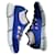 Autre Marque Elena Iachi – Luxe Baskets sneakers slip-on mocassin Tennis Bleu & strass multico semelle blanche Cuir Tissu Multicolore  ref.389567