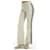 ADIDAS - MUY RARE - Pantalón clásico de calle lateral color crema crudo 3 bandas de cintura 38 Algodón Elastano  ref.389649