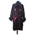 Escada Coats, Outerwear Purple Dark purple Wool Angora  ref.389677