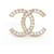Chanel GOLDENE CC QUADRATISCHE STRASSSTEINE M Metall  ref.390163
