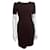 Vestido mesclado de lã "Klein" por Sessun em cor de vinho Bordeaux Roxo  ref.390199