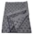 Louis Vuitton MONOGRAM CLASSIC SCARF Grey Wool  ref.390205