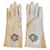 Christian Dior Embroidered Dior gloves Eggshell Lambskin  ref.390769