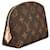 Louis Vuitton LV Cosmetic pouch monogram Brown Leather  ref.391383