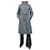 vintage Burberry woman coat 38 Grey Wool  ref.391648