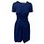 Vestido plisado de viscosa azul de Issa London