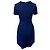 Vestido plisado de viscosa azul de Issa London - vista 2