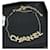 CHANEL Gold rhinestone necklace choker Gold hardware Metal  ref.391692