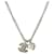 Chanel 04Una collana a catena con cuore di cristallo CC 6cas1012  ref.391710