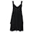 [Usado] Maison Martin Margiela 2014 Vestido camisola con etiqueta blanca Negro Rayo Acetato  ref.391737