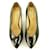 Clarks Escarpins à bouts pointus en cuir verni embossé croco noir Chaussures à talons FR 7 Cuir vernis  ref.391768
