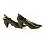 Clarks Schwarz Croco Embossed Lackleder Spitzschuh Pumps Heels Schuhe DE 7 - Ansicht 6