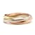 Love cartier 18k Tricolor Trinity Ring Size 53 Multiple colors Yellow gold  ref.391788