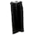 Chanel Pantalones, polainas Negro Lino  ref.346338