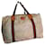 sac de week-end Gucci vintage Cuir Toile Multicolore  ref.391779