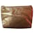 Autre Marque Vintage Sharra Pagano Clutch bag Golden Leather  ref.391841
