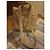 Bulgari-Leder-Canvas-Rucksacktasche Braun Beige - Ansicht 2