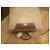 Bulgari-Leder-Canvas-Rucksacktasche Braun Beige - Ansicht 4