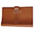Hermès Wallets Small accessories Cognac Leather  ref.391958