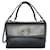 Coco Handle Chanel Handbags Black Silver hardware Leather  ref.391965