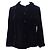 [Usato] Junko Shimada Velour Camicia/giacca con collo rotondo e maniche a otto quarti 9 Colore: Nero