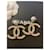 Chanel Pendientes colgantes CC Gold hardware Acero