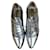 Lanvin p Oxford metallizzata 39 Argento Pelle  ref.392094