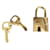 Other jewelry Louis Vuitton keepall Golden Steel  ref.392124