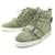 CHRISTIAN LOUBOUTIN NONO SHOES 3161145 39 Tênis GREEN SUEDE SNEAKERS Suécia  ref.392158