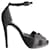 Hermès Black Premiere Sandals  Leather  ref.392196