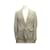 Hermès GIACCA BURBERRY T JACKET 52 L GIACCA IN PELLE CON RITORNO IN PELLE TORTORA Taupe  ref.392279