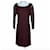 Diane Von Furstenberg DvF Zarita lace dress in burgundy Purple  ref.393063