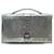 Autre Marque NEW AKRIS ANOUK HANDBAG IN SILVER PYTHON LEATHER NEW LEATHER CITY BAG Silvery Exotic leather  ref.393293