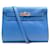 Hermès HERMES KELLY DANCE HANDBAG 22 in blue swift leather 2011 PURSE BAG SHOULDER STRAP  ref.393341