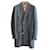Gucci men's runway coat rare Dark grey Silk Cashmere Wool  ref.393978
