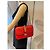 Borsa a mano Valentino in pelle rossa con catena dorata Rosso - vista 9