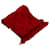 Sciarpa in lana Louis Vuitton Logomania rossa Rosso Seta Panno  ref.394242