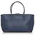Borsa tote Chanel in pelle blu Executive Cerf Caviar