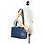 Borsa tote Chanel in pelle blu Executive Cerf Caviar - vista 10