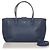 Borsa tote Chanel in pelle blu Executive Cerf Caviar - vista 11