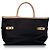 Chloé Chloe Schwarze Charlotte Shopper aus Leder
