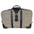 Celine Daoust Vintage suitcase in Macadam canvas and leather Blue Cloth  ref.394816
