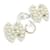 Chanel MAXI CC PERLE SU CERCHI Argento  - vista 2