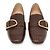 Rupert Sanderson CHARMER MARRONE CROCOLIKE EU38 - vista 3