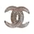 Chanel Pins & Broschen Silber Hardware Stahl  ref.395461