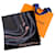 Louis Vuitton silk scarf Blue  ref.395711