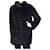 Manteau veste coupe moderne en vison velours Manzari et fourrure de visone bleu nuit 42 Bleu foncé  ref.395805