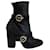 Lanvin boots size 37 Black Deerskin  ref.395831